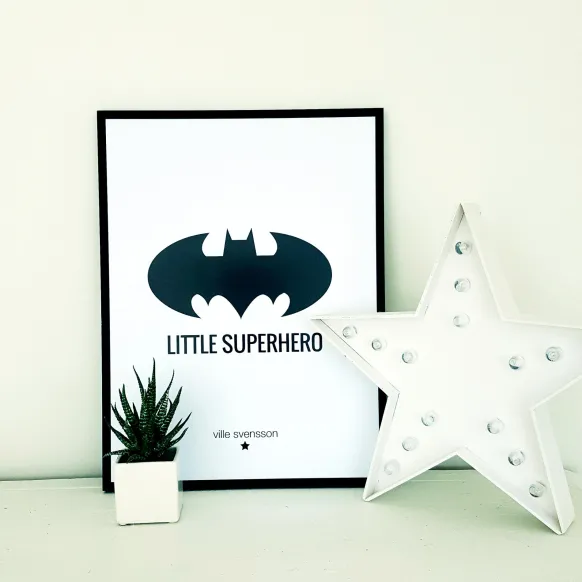Superhero Poster (30x40 cm)