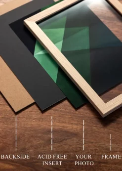 Syrafritt Svart Iläggsblad - 50x50 cm