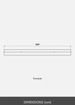 Tavelhylla Ek 60 cm