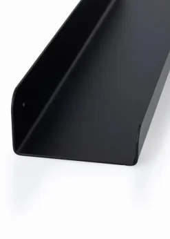 Tavelhylla Svart Metall 30 cm