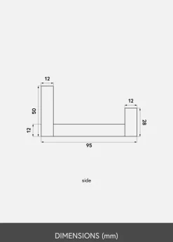 Tavelhylla Vit 30 cm