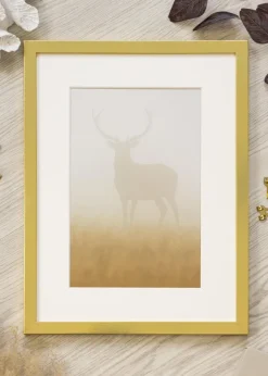 Tavelram Guld Bred 13 x 18 cm