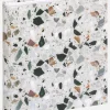Terrazzo stone Album Svart - 28x29 cm (60 Vita sidor / 30 blad)