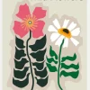 The Illustrated Book Of Wild Flowers Vol.2 Grey Canvastavla (30x40 cm)