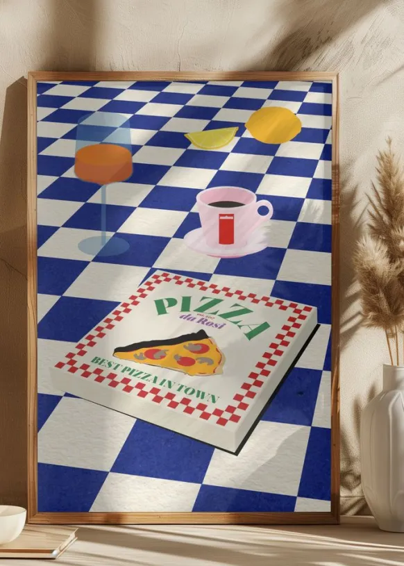 The Italian Menu Poster (21x29.7 cm (A4))
