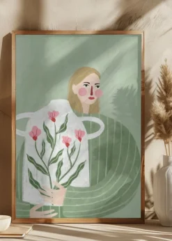 The Woman With He Vase Poster (21x29.7 cm (A4))