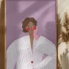 The Woman With the Pink Glove Poster (21x29.7 cm (A4))