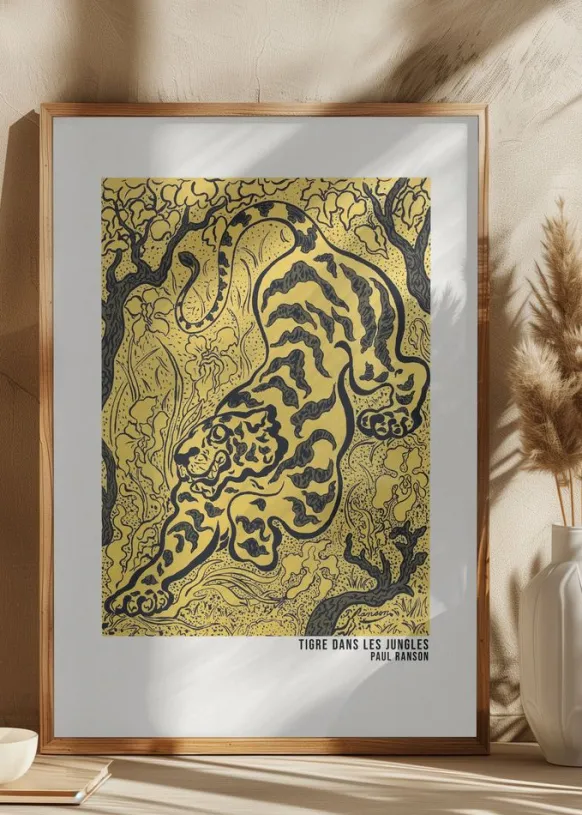 Tigre Dans Les Jungles Poster (21x29.7 cm (A4))