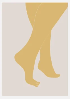 Tip Toe Canvastavla (30x40 cm)