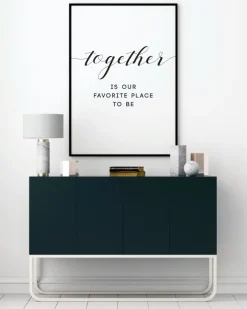 Together is our favorite place to be Poster (21x29.7 cm (A4))