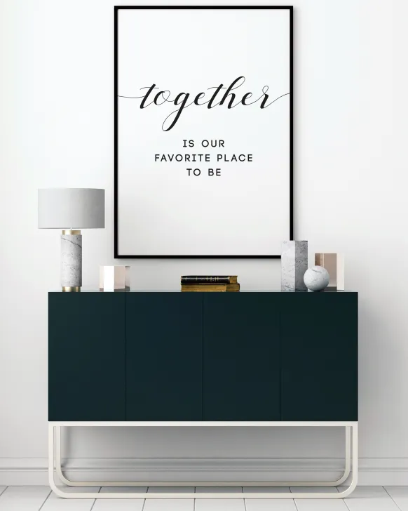 Together is our favorite place to be Poster (21x29.7 cm (A4))