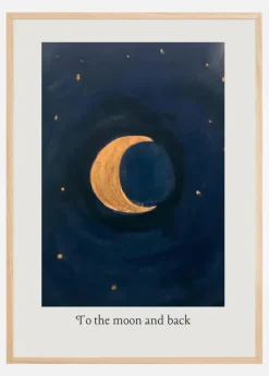 To the Moon and Back Poster (21x29.7 cm (A4))
