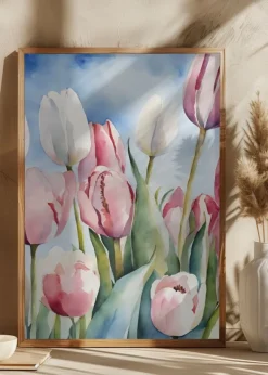 Tulpenfeld Poster (21x29.7 cm (A4))