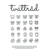 Tvättråd - Vit Poster (21x29.7 cm (A4))