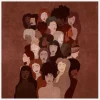 Unity Of Shades Canvastavla (30x30 cm)