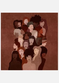Unity Of Shades Canvastavla (30x30 cm)