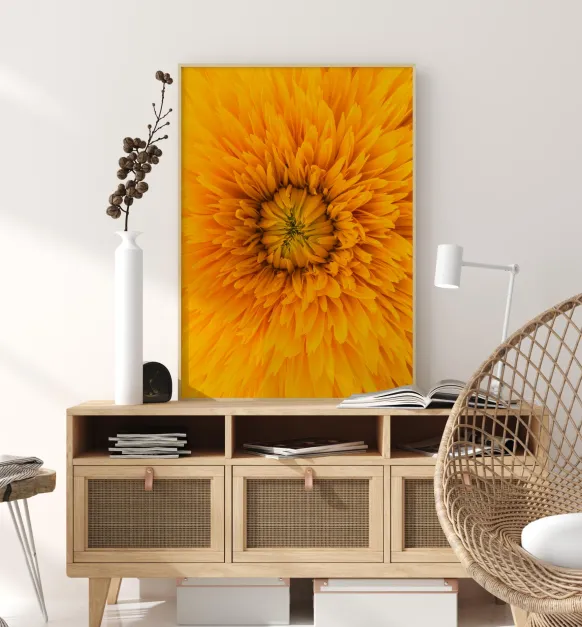 Upclose Flower Poster (21x29.7 cm (A4))
