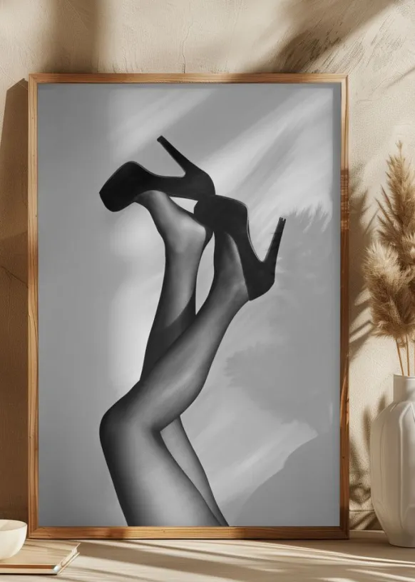 Velvet Pumps Poster (21x29.7 cm (A4))