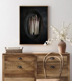White Asparagus Poster (21x29.7 cm (A4))