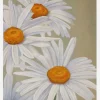 White Daisies Canvastavla (30x40 cm)