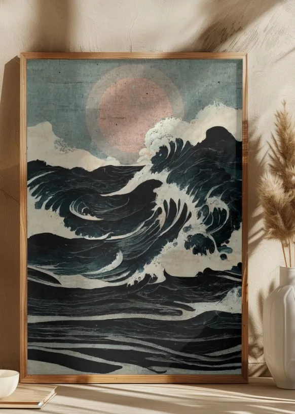 Wild Waves Poster (21x29.7 cm (A4))