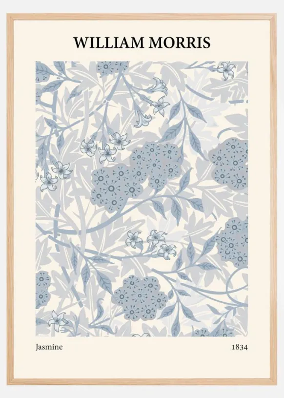 William Morris - Jasmine 4 Poster (21x29.7 cm (A4))