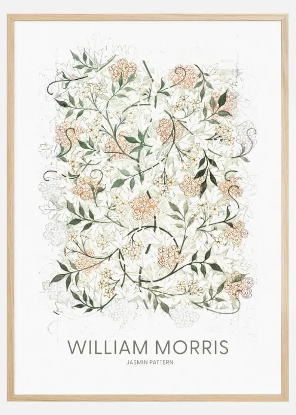 William Morris - Jasmine Poster (21x29.7 cm (A4))