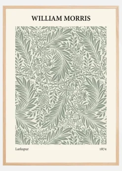 William Morris - Larkspur 4 Poster (21x29.7 cm (A4))