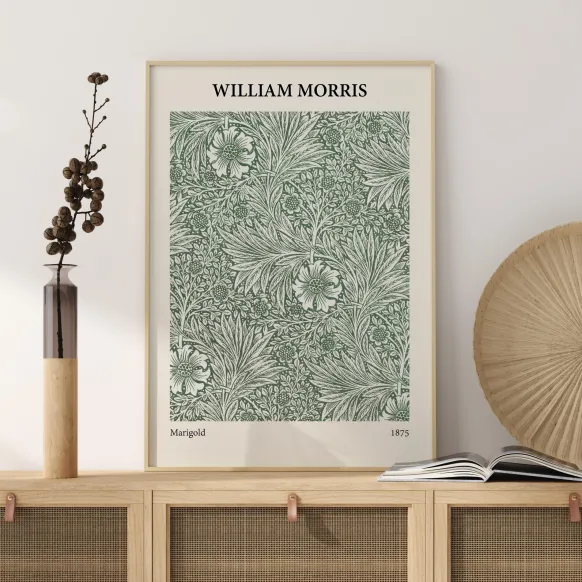 William Morris - Marigold Poster (21x29.7 cm (A4))