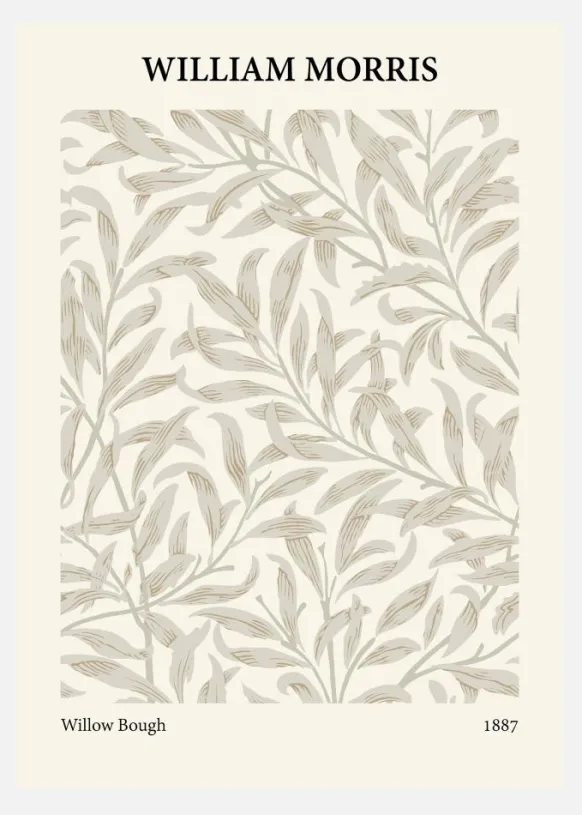 William Morris - Willow Bough 2 Canvastavla (30x40 cm)