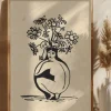 Woman in vase Poster (21x29.7 cm (A4))