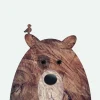 Wood bear Poster (21x29.7 cm (A4))