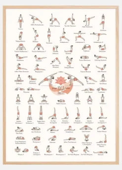 Yoga in Colour I Poster (21x29.7 cm (A4))