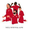 You Will Never Walk Alone-Liverpool Players Poster (21x29.7 cm (A4))
