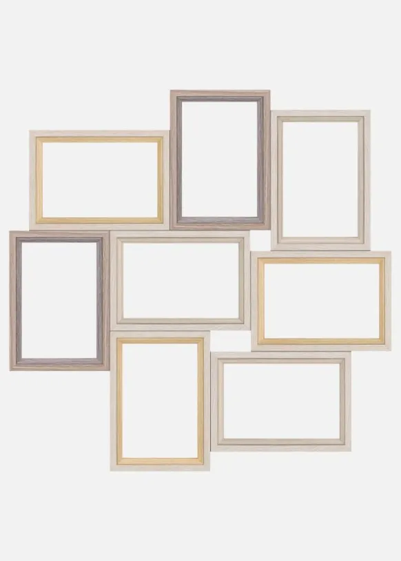 Zara 8Q Collageram Brun - 8 bilder