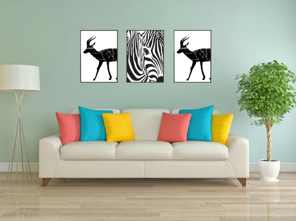 Zebra Poster (21x29.7 cm (A4))