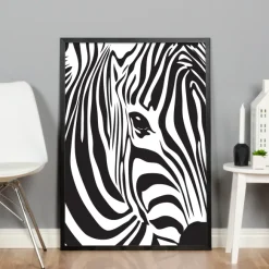 Zebra Poster (21x29.7 cm (A4))