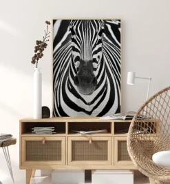 Zebra Poster (21x29.7 cm (A4))
